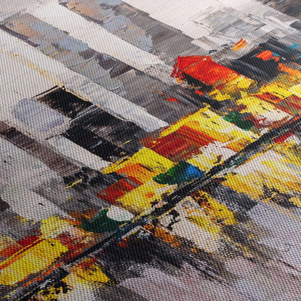 Obraz - Maľba veľkomesta (150x105 cm)