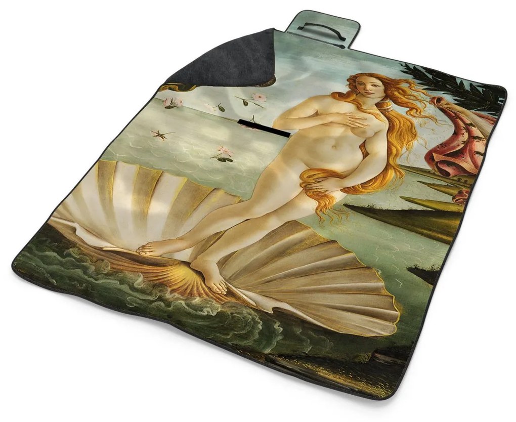 Sablio Plážová deka Zrodenie Venuše - Sandro Botticelli: 200x140 cm