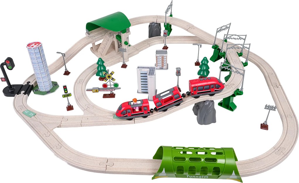 Ramiz Železničné mesto so svetlami a zvukom Funkcia 89el.