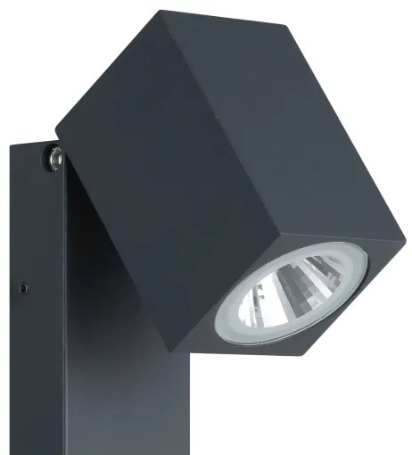 Eglo 96287 - LED Vonkajšie nástenné svietidlo s čidlom SAKEDA LED/5W/230V