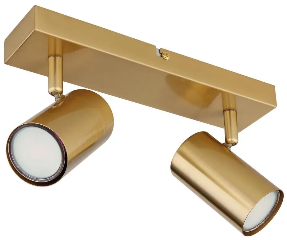 Globo 57911-2GO - Bodové svietidlo ROBBY 2xGU10/35W/230V zlatá