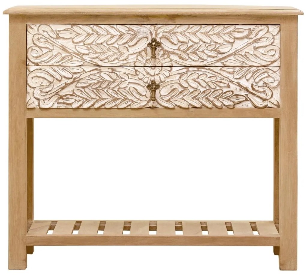 furniture-nabytek.cz - Drevený toaletný stolík z masívu mango 110x76x35