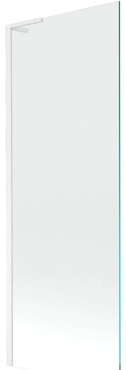 Mexen Next L, 1-krídlová vaňová zástena 70 x 150 cm, 6mm číre sklo, biely profil, 895-070-000-03-00-20