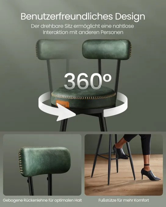 Set dvoch barových stoličiek EKHO LBC889C01