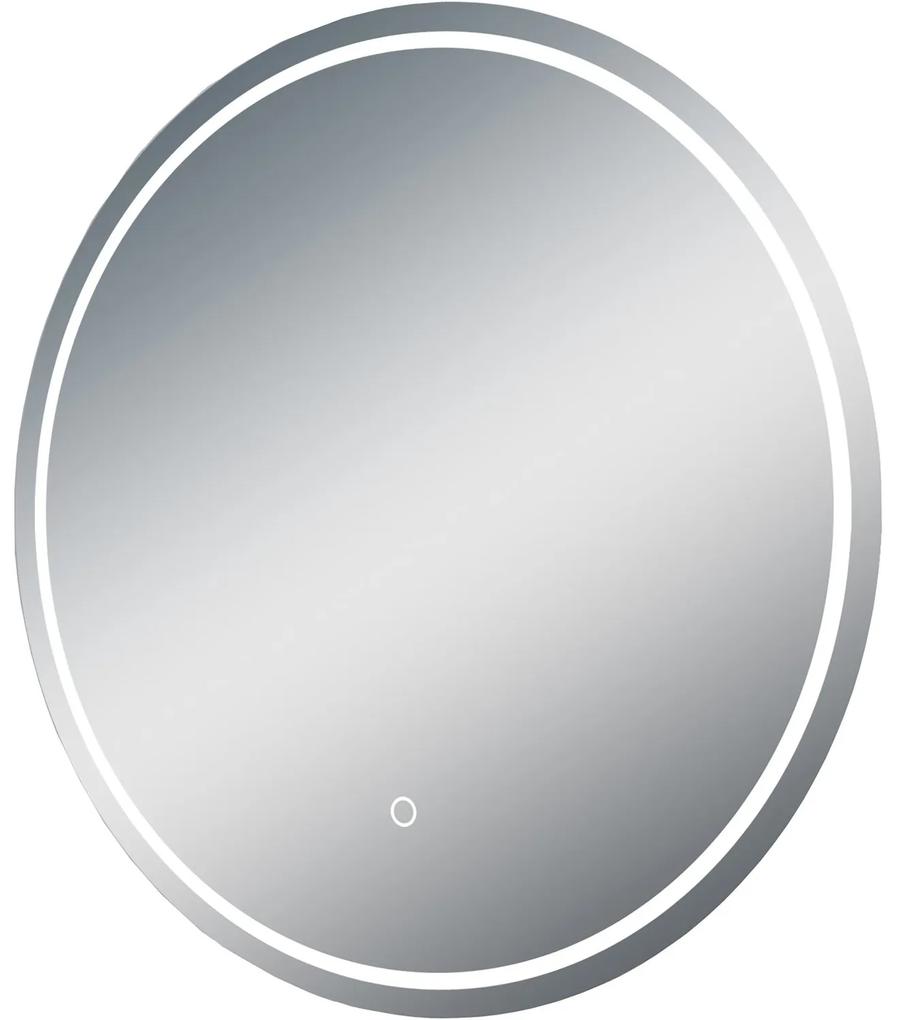 Okrúhle zrkadlo DSK Design Silver Claire Ø 60 cm