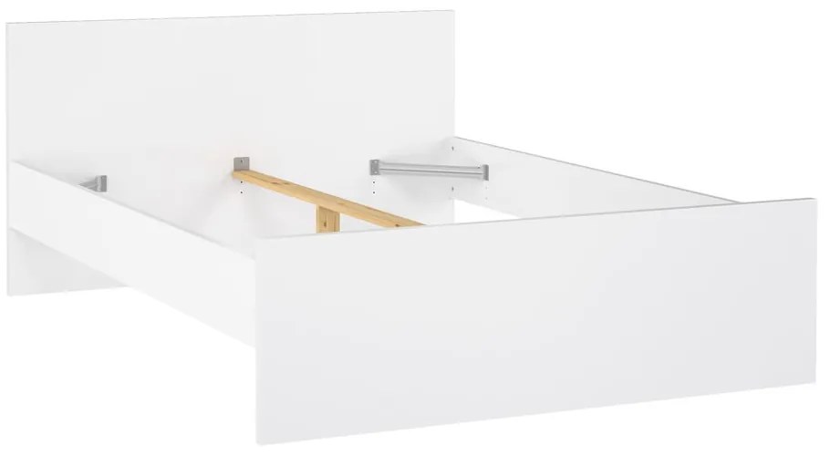 Biela dvojlôžková posteľ 140x190 cm Naia – Tvilum