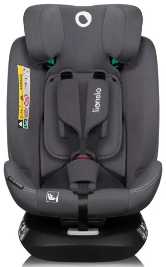 Lionelo - Otočná autosedačka s bázou BASTIAAN ONE i-Size 40-150 cm Grey Stone