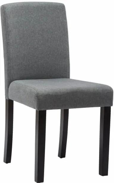 TEMPO KONDELA Seluna jedálenská stolička sivá / čierna