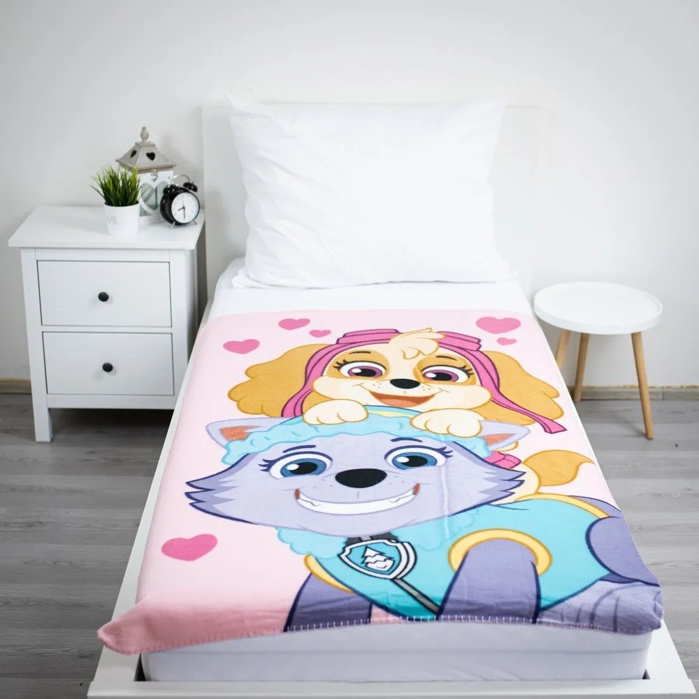 Fleecová detská deka 100x150 cm Paw Patrol – Jerry Fabrics