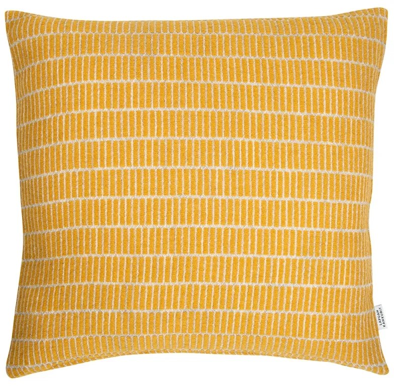 Vlněná obliečka na vankúš Raitti 45x45, oranžová prírodne farbená / Finnsheep