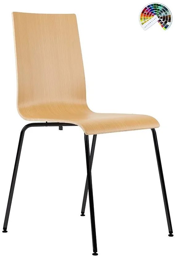 ANTARES Konferenčná stolička ELSI LC buk bez výrezu