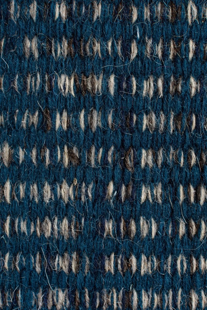 Flair Rugs koberce Ručne všívaný kusový behúň Infinite Indira Blue - 60x200 cm