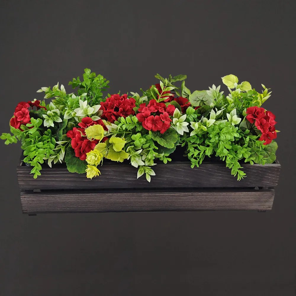AMADEA Drevený obal s hrantíkom morený, 61,2x19,6x15cm, český výrobok
