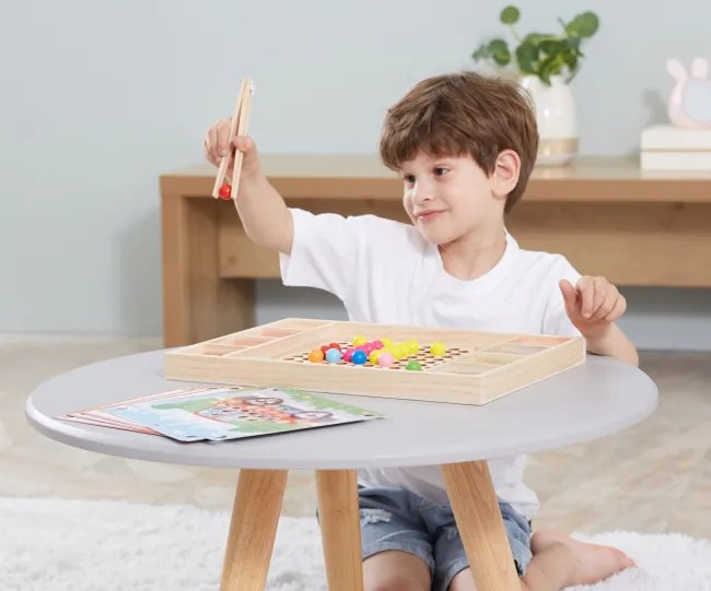 Drevená skladačka podľa predlohy Viga 44574 – Chyť a spoj