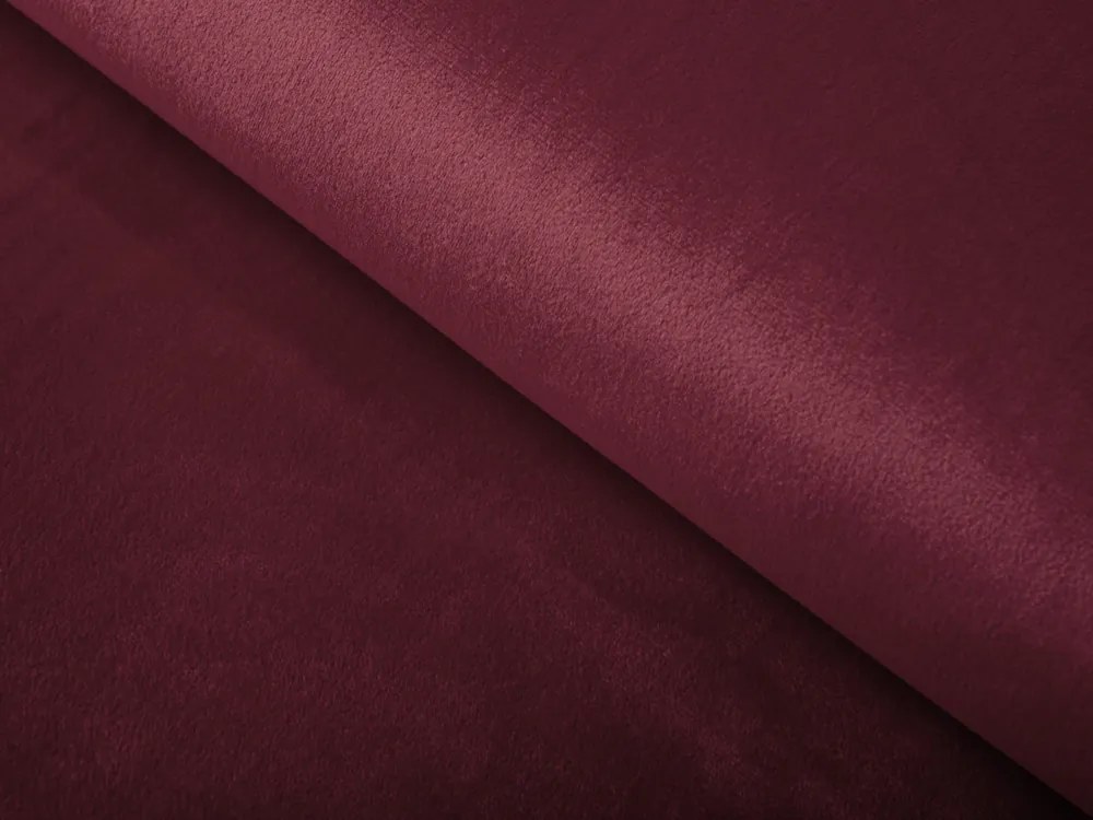 Biante Veľký zamatový štvorcový obrus Velvet Prémium SVP-010 Tmavo vínový 220x220 cm