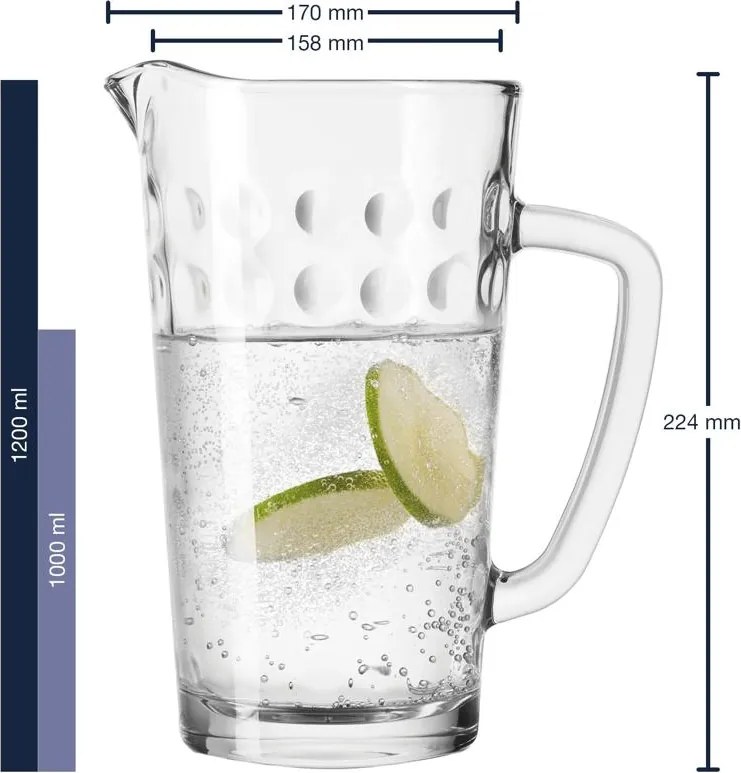 Leonardo krčah Optic 1200 ml