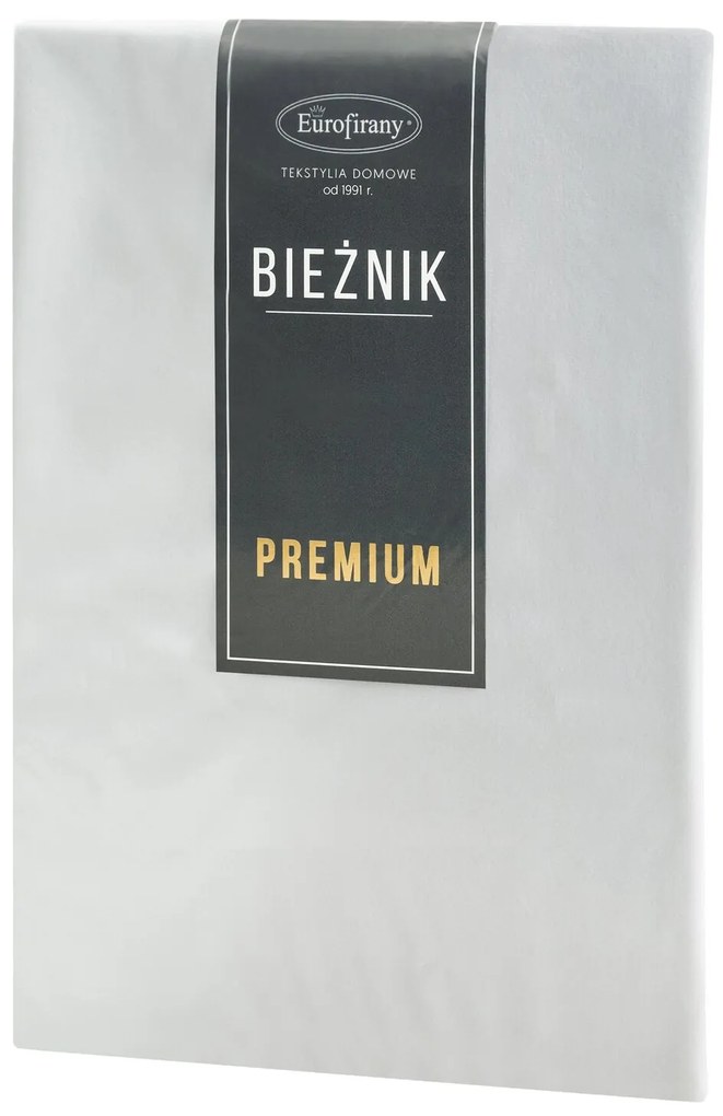 OBRUS VELVET 40X140 CM BIELY