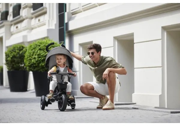 KINDERKRAFT - Detská trojkolka AVEO šedá