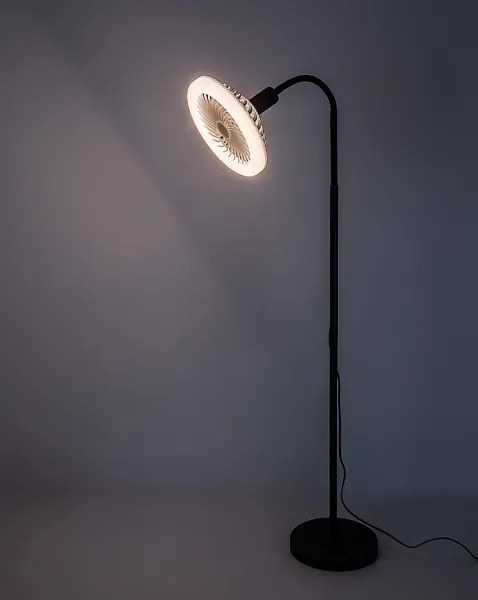Rabalux 74031 - LED stojacia lampa s ventilátorom, priemer 30 cm, 1xE27/16W/230V