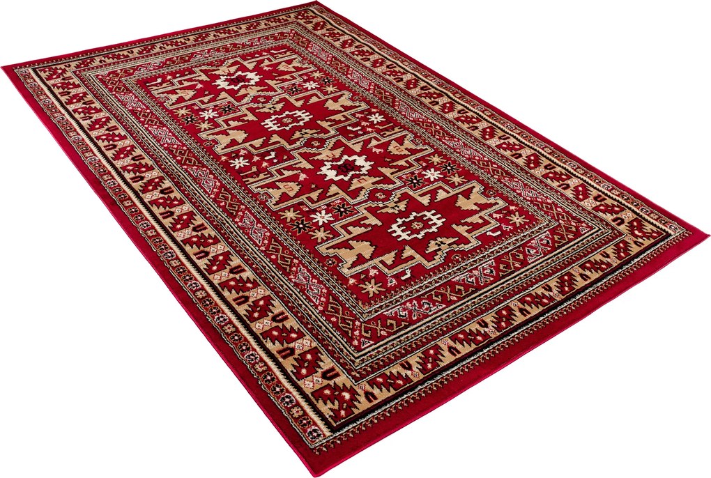 TA Koberec 9162A RED EUFRAT BLX Červený Obdĺžnikový Rozmer: 70X140 cm