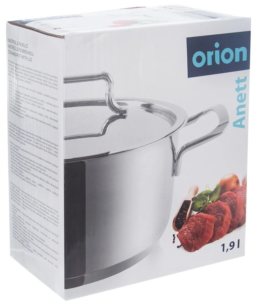 Kastról s pokrievkou ORION ANETT 1.9l nerez
