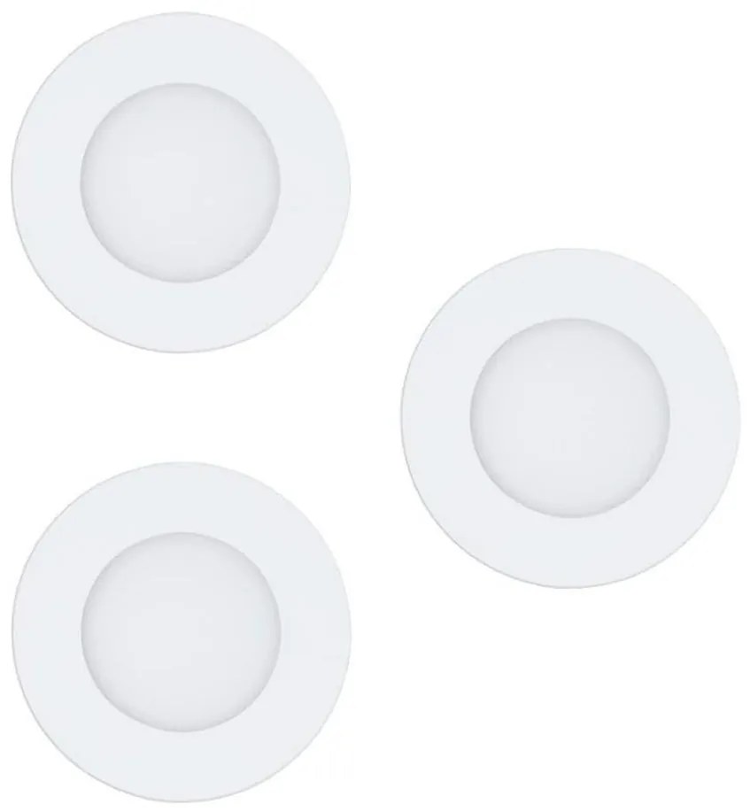 Eglo 78195 - SADA 3x LED podhľadové svietidlo FUEVA LED/2,7W/230V