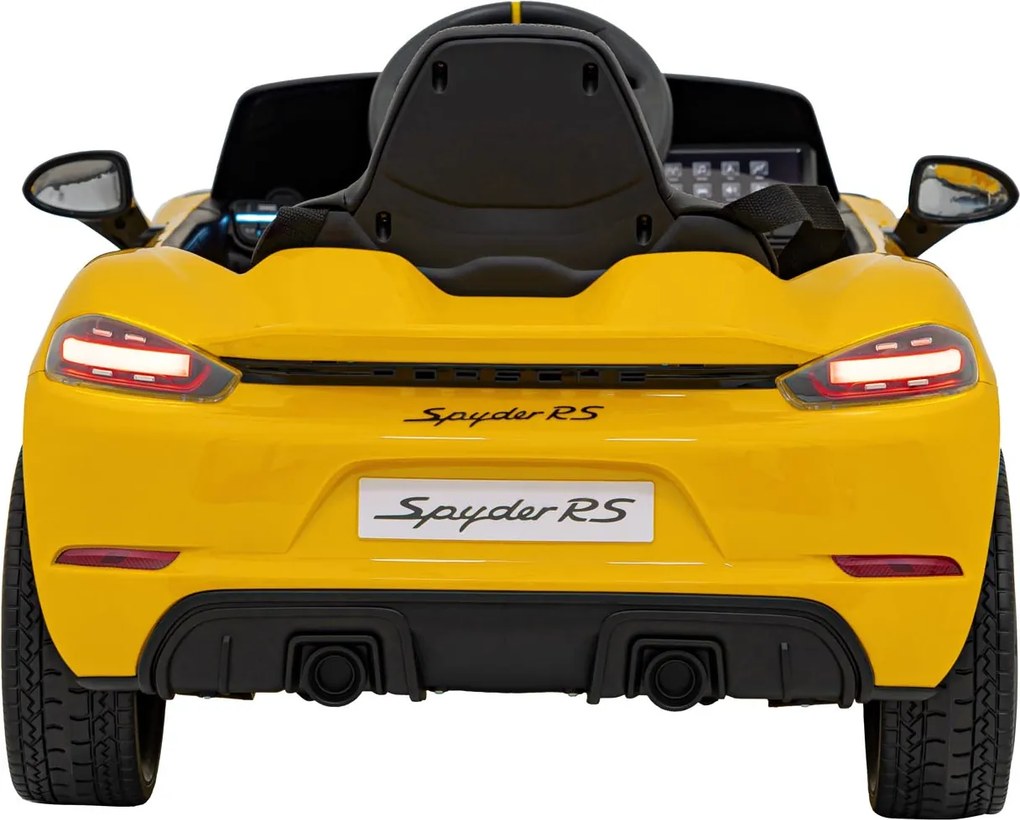 Ramiz Detské autíčko Porsche Spyder RS 718, žltý lak