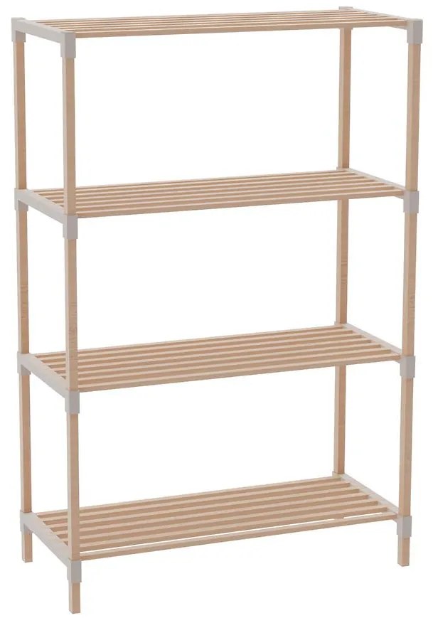 Regál FIX2052-4 prírodné/béžová