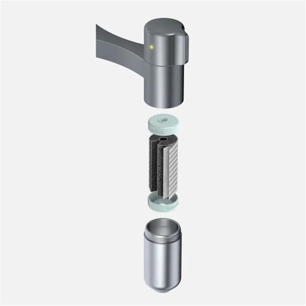 FRANKE Vital Tap drezový ventil na filtrovanú vodu, výška výtoku 151, PVD matná čierna/oceľ nerezová, 120.0621.311