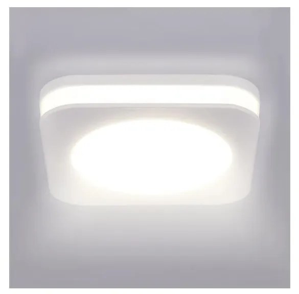 Solight LED podhľadové svietidlo, 10W, 800lm, 4000K, IP44, štvorcové, WD138