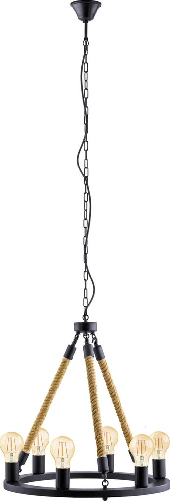 XXXLutz ZÁVESNÉ SVIETIDLO, 56/150 cm Eglo - Online Only bytové doplnky - 003348122701