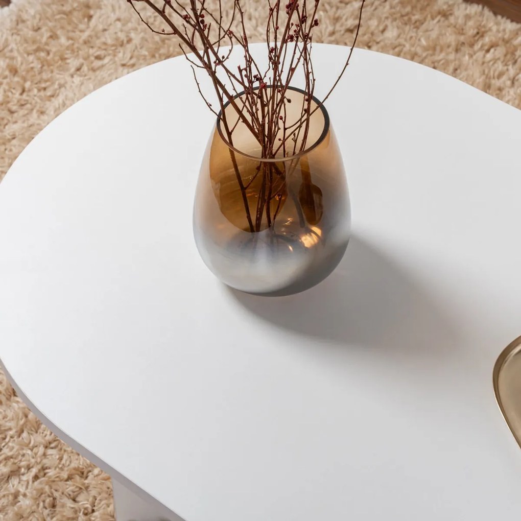 Konferenčný stolík Sable White