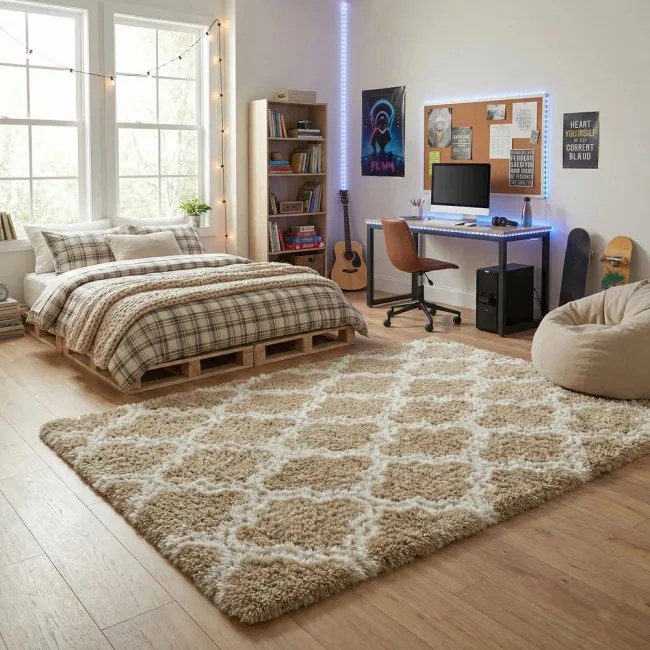 Protišmykový koberec DECOR béžový