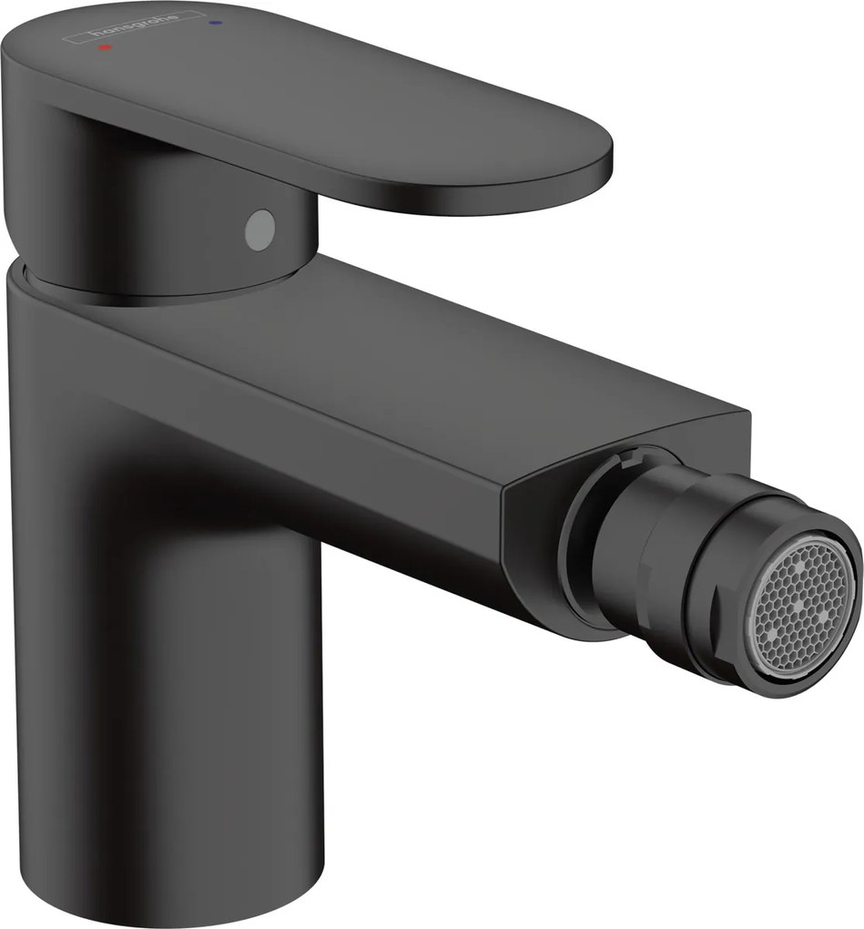 Hansgrohe Vernis Blend, bidetová batéria stojanková s odtokovou garnitúrou, čierna matná, HAN-71210670