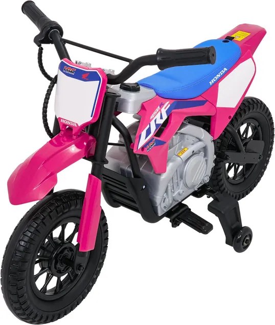 Elektrická motorka HONDA CFR450R ružová