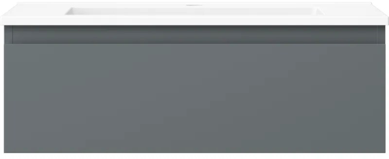 Mexen Orio, kúpeľňová skrinka 70 cm s umývadlom Otis, 1 zásuvka, grafitová matná/biela matná, 91A10-07023-1-BF66-W18M01