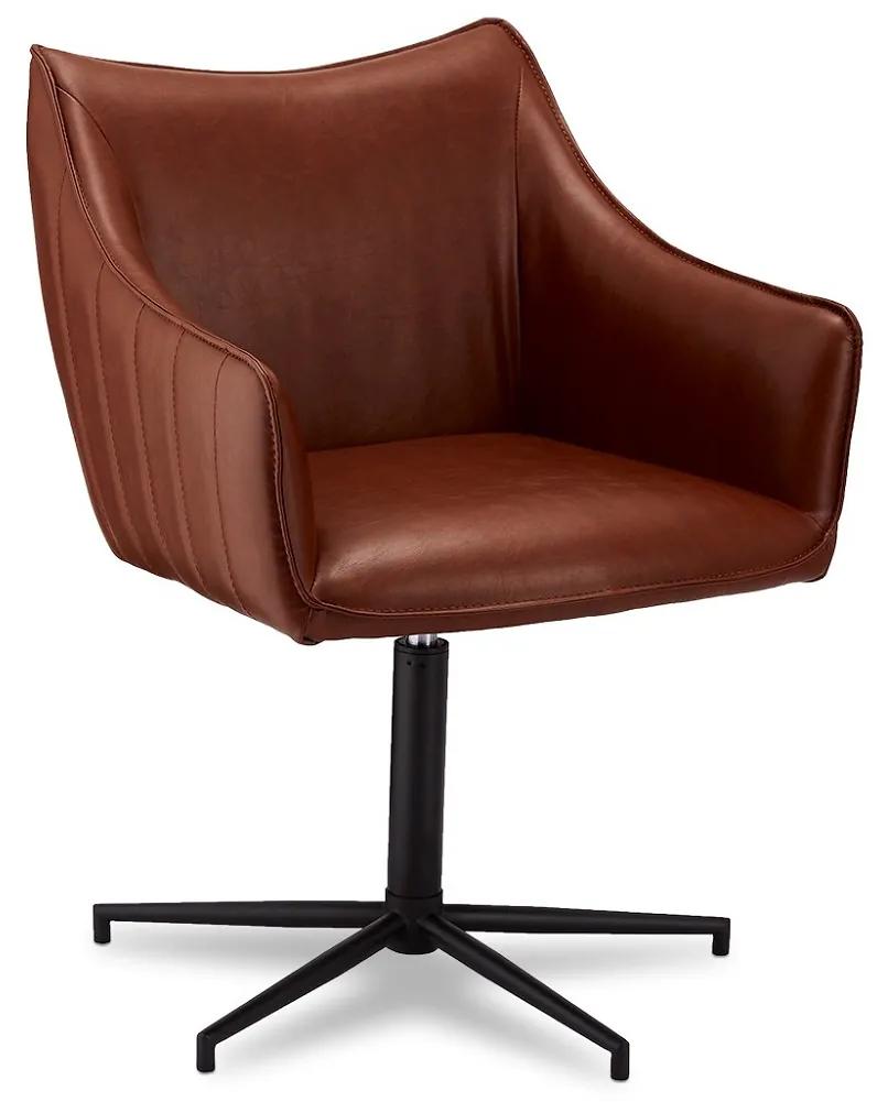 Dizajnová stolička Abanito, svetlohnedá