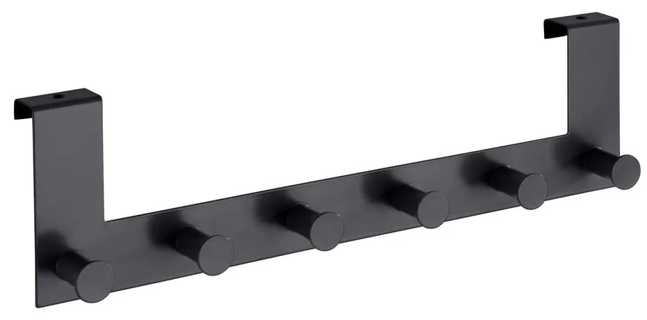 Čierny kovový vešiak na dvere 39 cm Celano – Wenko