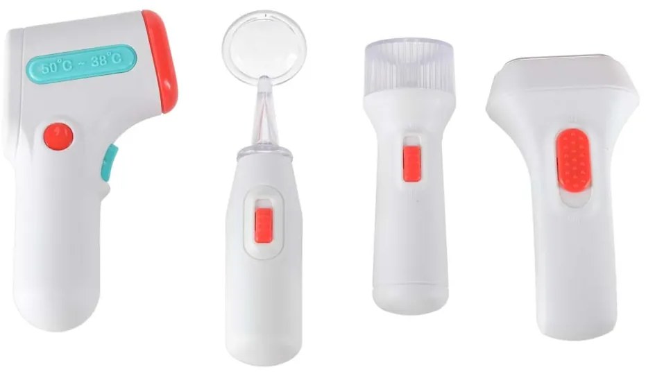 KIK Lekárska stanica lekárska súprava malý lekár 34 položiek