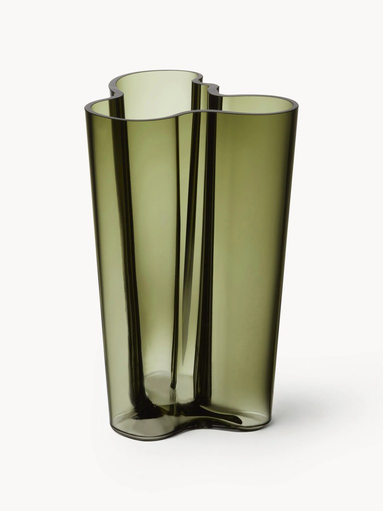 Ručne fúkaná váza Alvar Aalto, V 25 cm