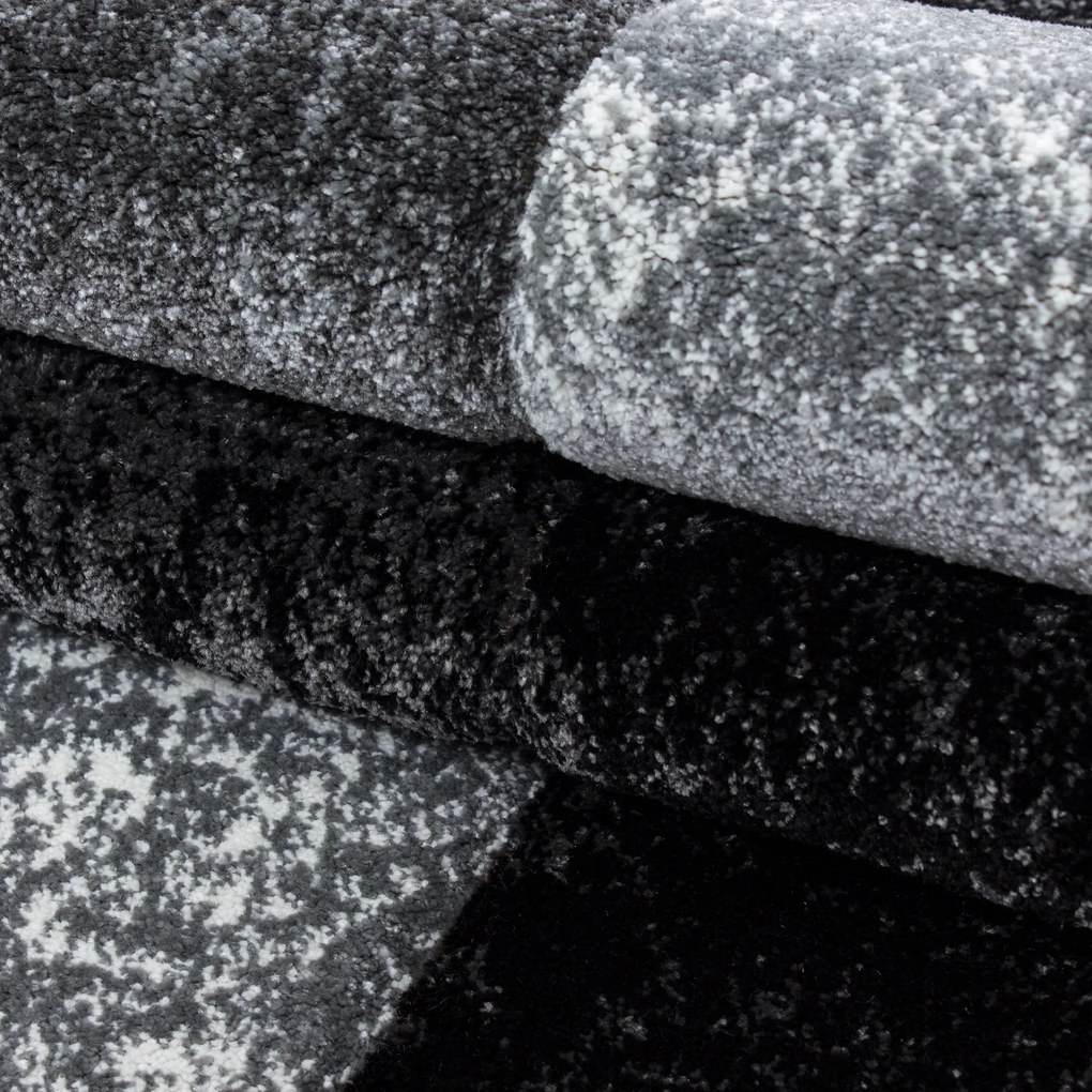 Ayyildiz, Kusový koberec Hawaii 1330 black, 160x230, čierna, kancelária