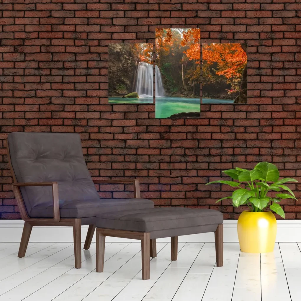 Obraz - Vodopád v Thajsku (90x60 cm)