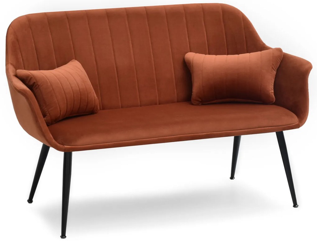 Pohovka Osmol S (medená + čierna). Akcia -21%. Vlastná spoľahlivá doprava až k Vám domov. 1111417