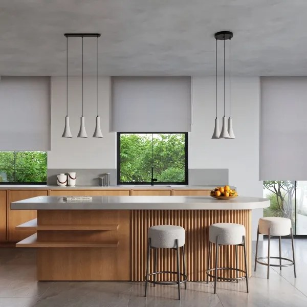 Sollux SL.1223 - Luster na lanku REA 1xE14/12W/230V betón