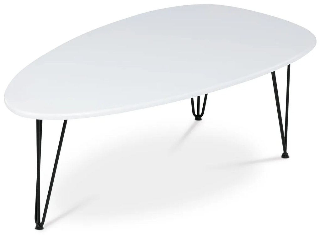 Odkladací stolík 120 x 67 cm, biela