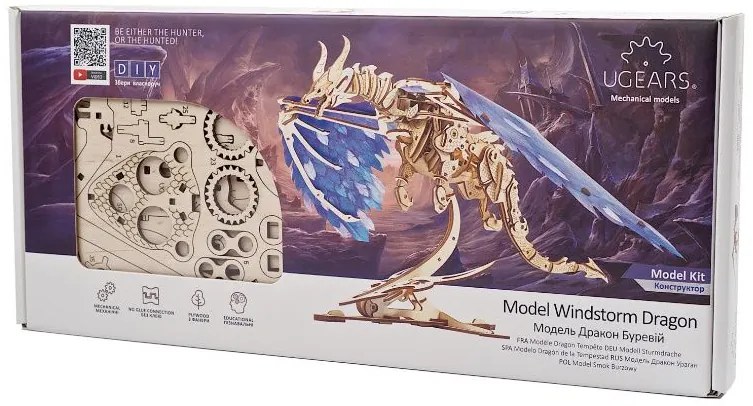 Ugears 3D puzzle Windstorm Dragon 320 ks