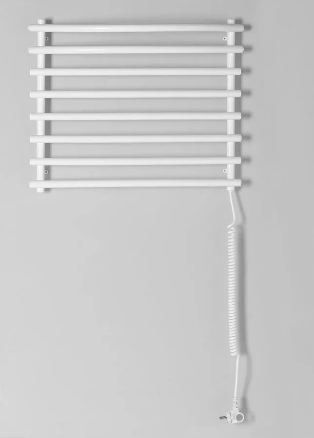 Aqualine Aqualine, Elektrický sušiak uterákov, 570x465 mm, 72 W, šedý hliník - metalíza (RAL9007), SU210A
