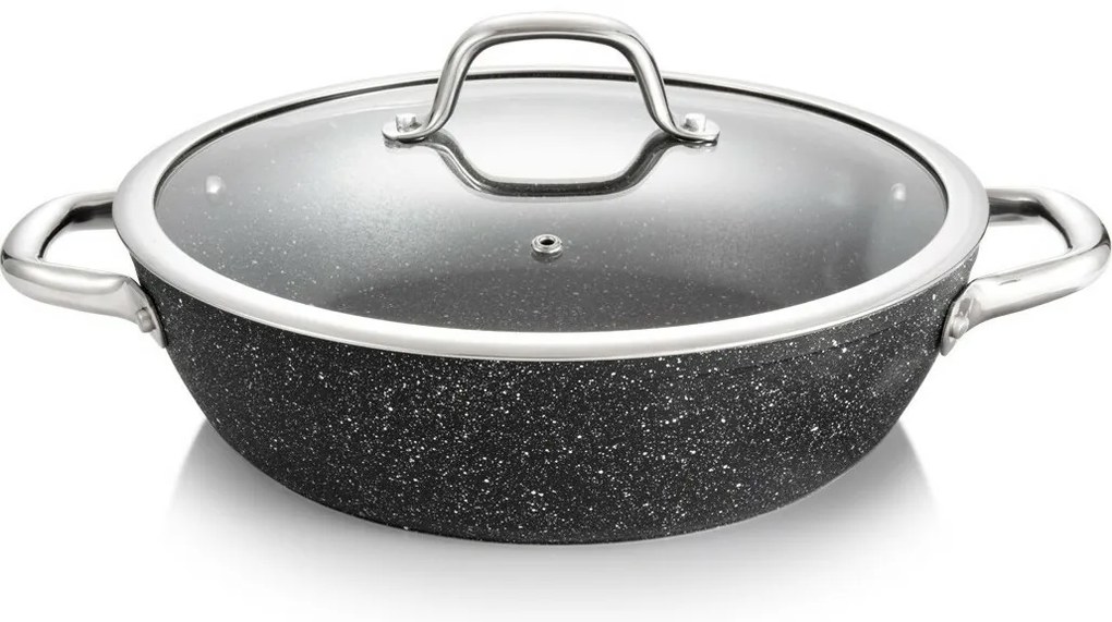 TESCOMA panvica hlboká PRESIDENT Stone s pokrievkou ø 28 cm , 28 cm