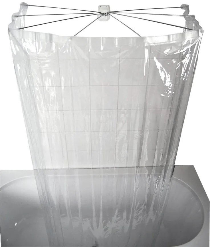 Ridder Ridder, OMBRELLA skladacia sprchová kabína, 100x70cm, priehľadná, 58200