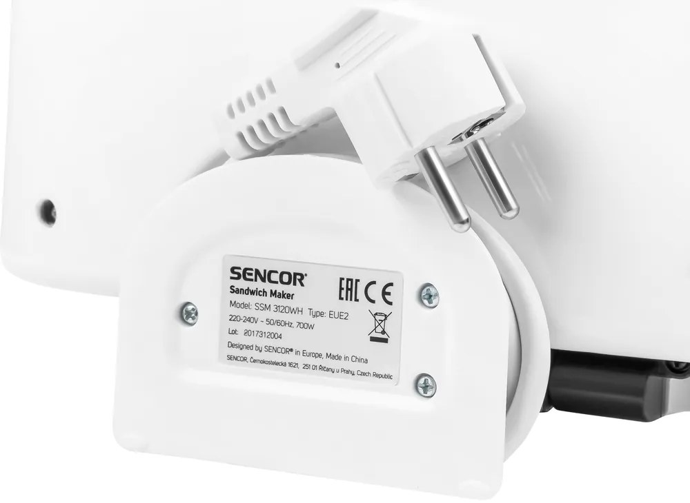 SSM 3120WH Sendvičovač Sencor